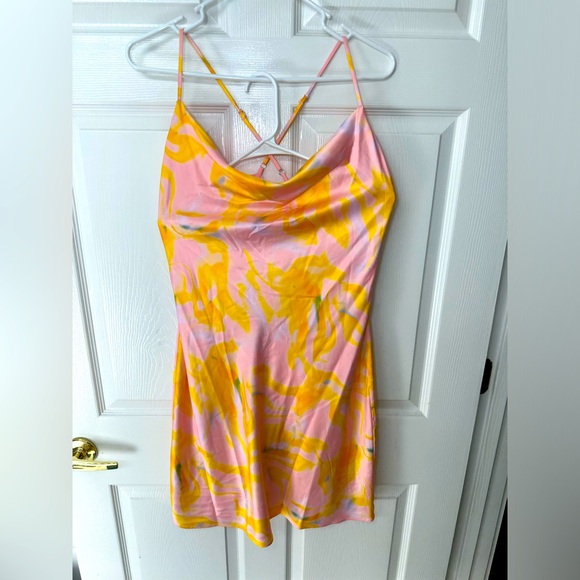 BCBGeneration Dresses & Skirts - BCBGeneration Women's Cowl Neck Spaghetti Strap Mini Dress Size S NWT